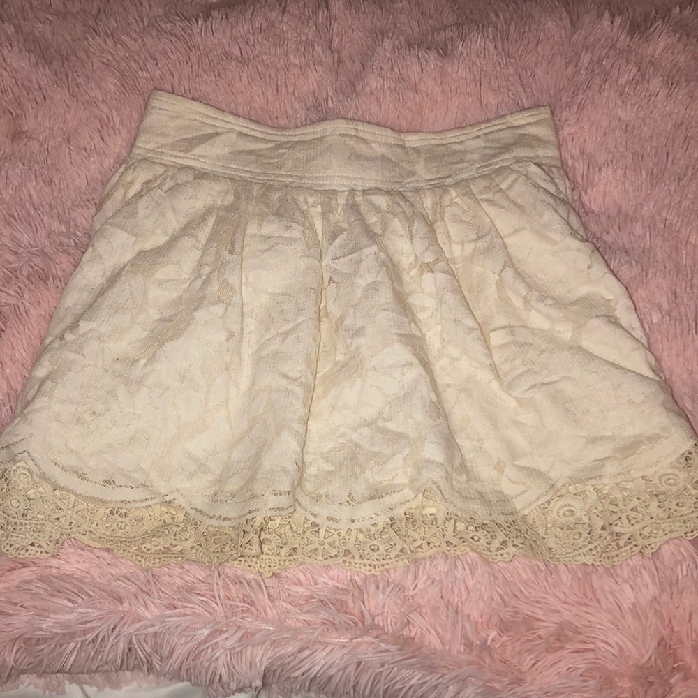 Lace forever 21 skirt